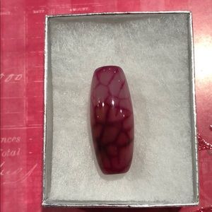 Dragon’s Vein Pink Agate Pendant